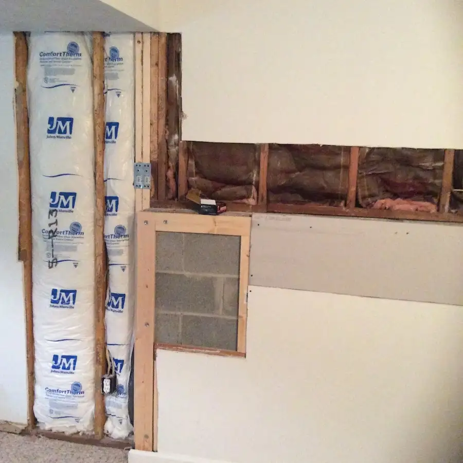 Wall insulation replacement during Odor Removal & Deodorization in Spanaway